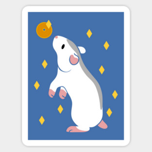 Good Fortune Hamster Magnet