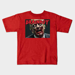 BRAINROT TRUMP II Kids T-Shirt