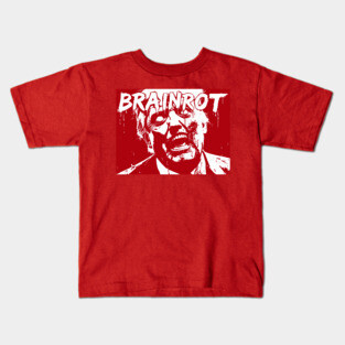 BRAINROT TRUMP III Kids T-Shirt