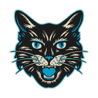 Black Cat (horror) T-Shirt