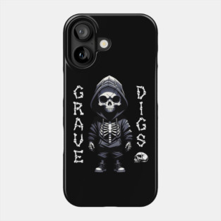 Grave Digs Skeleton Hoodie Phone Case