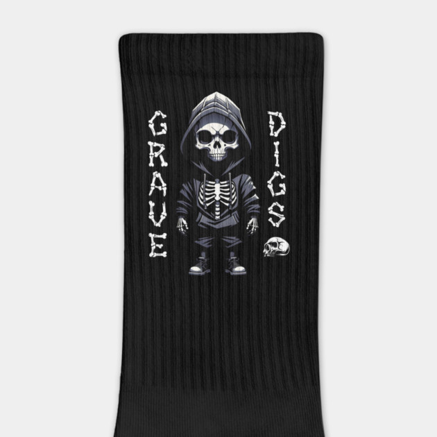 Grave Digs Skeleton Hoodie by Grave Digs