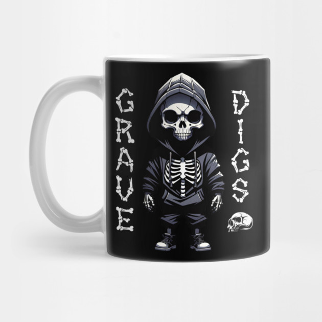 Grave Digs Skeleton Hoodie by Grave Digs