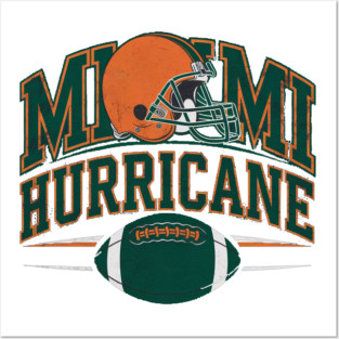 MIAMI HURRICANE | HURRICANE MIAMI Posters and Art