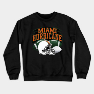MIAMI HURRICANE - BALLS AND HELMET Crewneck Sweatshirt