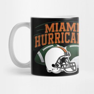 MIAMI HURRICANE - BALLS AND HELMET Mug