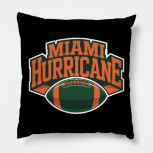 MIAMI HURRICANE - MIAMI FOOTBALL Pillow