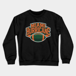 MIAMI HURRICANE - MIAMI FOOTBALL Crewneck Sweatshirt