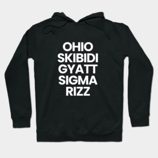 Ohio Skibidi Gyatt Sigma Rizz Hoodie