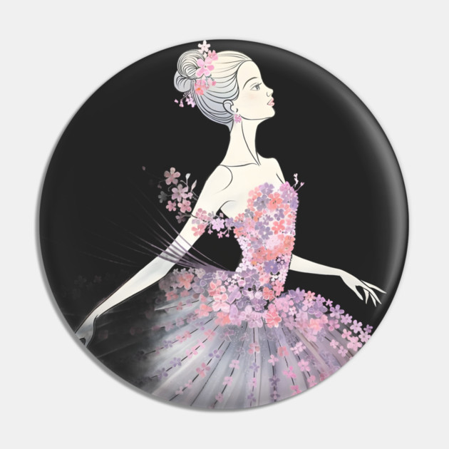 Girl Dress Appears to Be Made Up of Numerous Flowers, Creating a Gradient Fffect from the bodice down to the hem Pin by animegirlnft