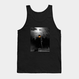 Halloween Pumpkin face Tank Top