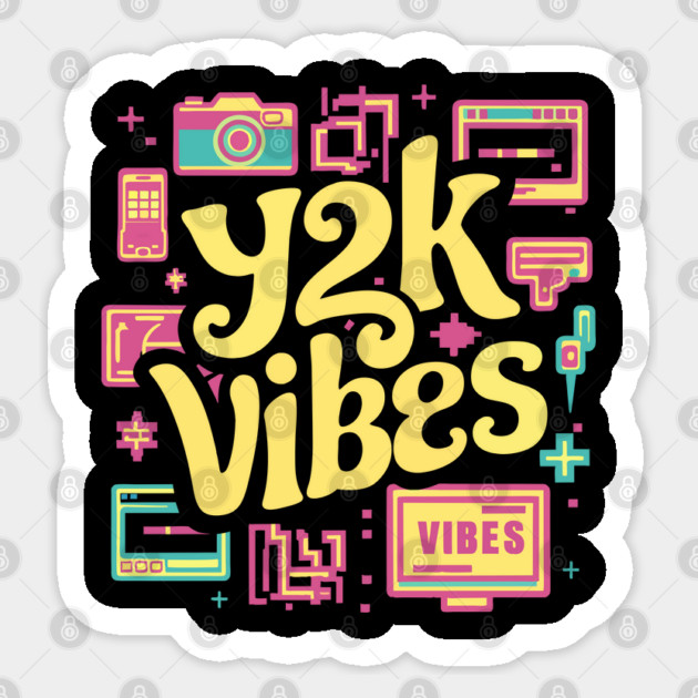 Y2K Vibes Retro Sticker by TurnEffect