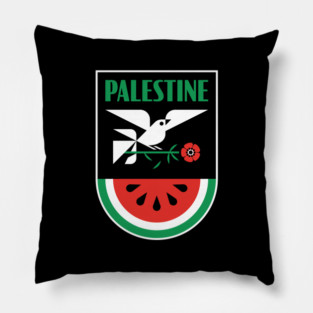 Palestine Emblem Pillow