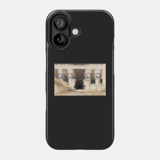 Dendera the latest Egyptian temples, The Ancient Egyptian civilization. Phone Case