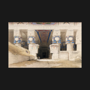 Dendera the latest Egyptian temples, The Ancient Egyptian civilization. T-Shirt