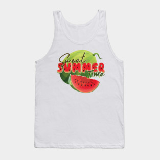 Sweet summer time with watermelon Tank Top