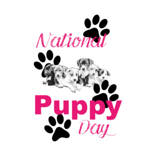 national puppy day March 23 T-Shirt