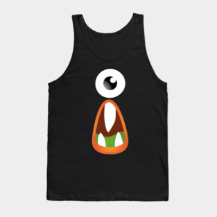 one eye funny cartoon character 08. Tank Top
