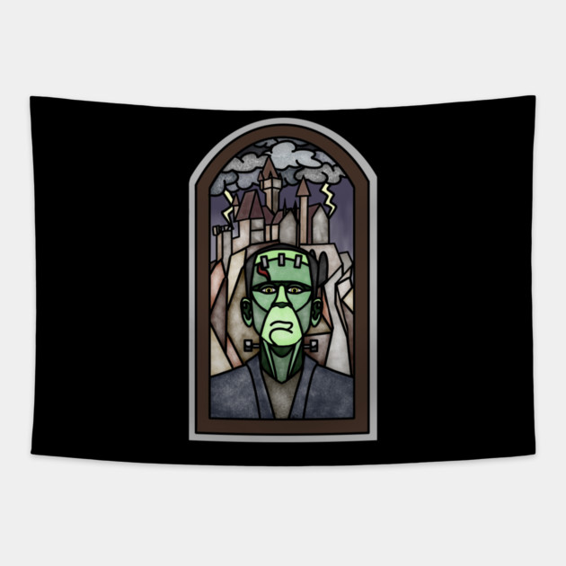 Frankenstein's Monster Tapestry by TheOneImagination