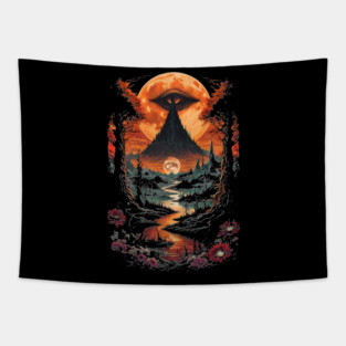 sauron eye Tapestry