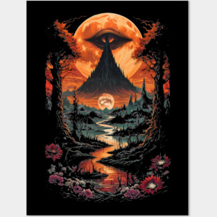 sauron eye Posters and Art