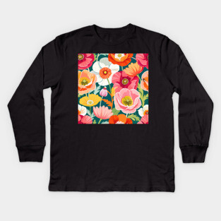 Floral Kids Long Sleeve T-Shirt