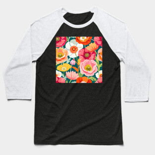 Floral Baseball T-Shirt
