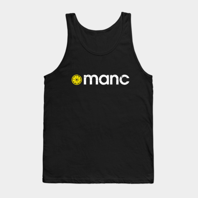 The Manc Stone Roses Manchester Lemon Tank Top by Butter Creative