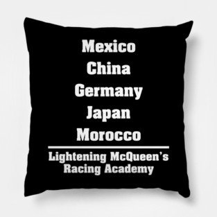 Lightening McQueen's Racing Academy Pillow