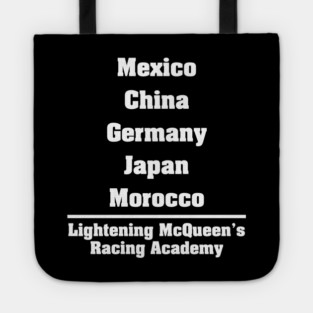 Lightening McQueen's Racing Academy Tote