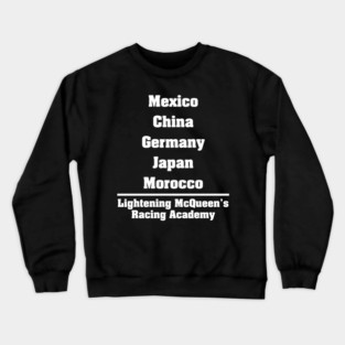 Lightening McQueen's Racing Academy Crewneck Sweatshirt