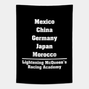 Lightening McQueen's Racing Academy Tapestry