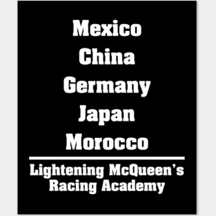 Lightening McQueen's Racing Academy Posters and Art