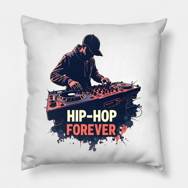Hip-hop Forever Pillow by UrbanLifeApparel