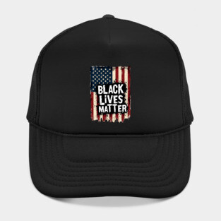Black Lives Matter - American Flag Hat