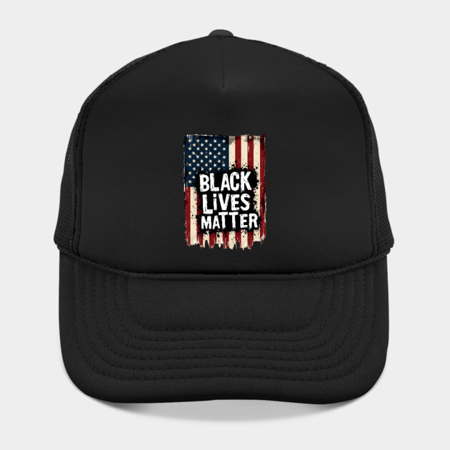 Black Lives Matter - American Flag by UrbanLifeApparel