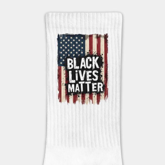 Black Lives Matter - American Flag by UrbanLifeApparel