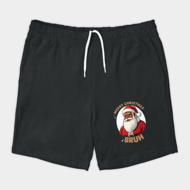 Merry Christmas Bruh - Black Santa by UrbanLifeApparel