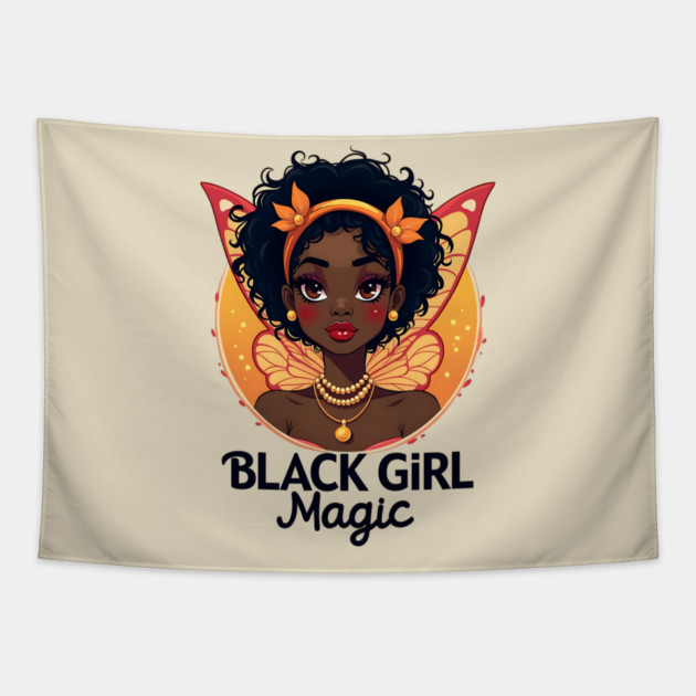 Black Girl Magic Tapestry by UrbanLifeApparel