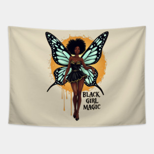 Black Girl Magic - Fairy Tapestry