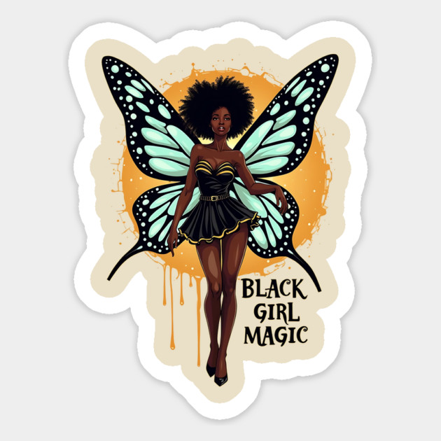 Black Girl Magic - Fairy Magnet by UrbanLifeApparel
