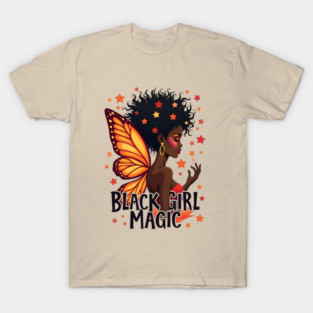 Black Girl Magic - Butterfly T-Shirt
