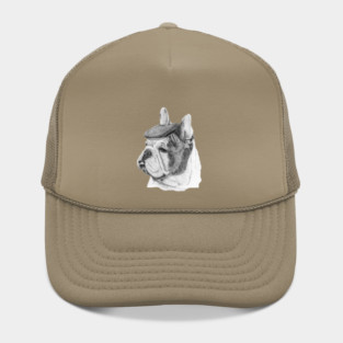 French bulldog with beret Hat