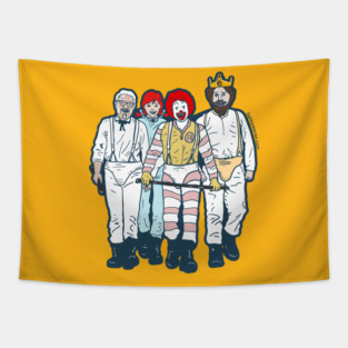 A Clockwork Orange Fast Food Parody Tapestry