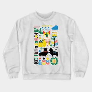 Scandinavian Corgi Crewneck Sweatshirt