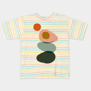 Abstract Avocado Kids T-Shirt