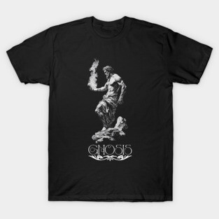 Prometheus Stealing Fire, Gnosis, Greek Myth T-Shirt
