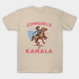 Cowgirls for Harris Funny 2024 Kamala Harris for President T-Shirt