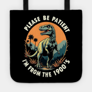 Please be patient I'm from the 1900's Tote