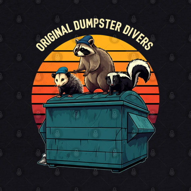 Original Dumpster Divers by Silly Me Studio
